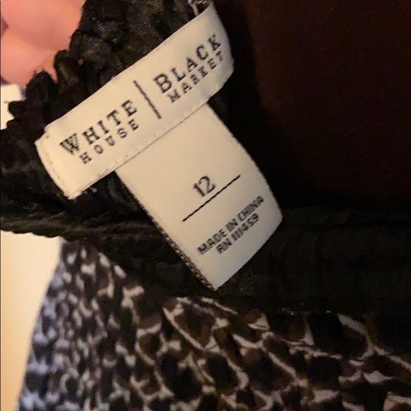 WHBM strapless summer dress sz 12 with scarf - Picture 4 of 4